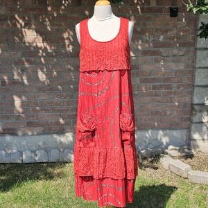 Tara Vao boho hippie maxi dress